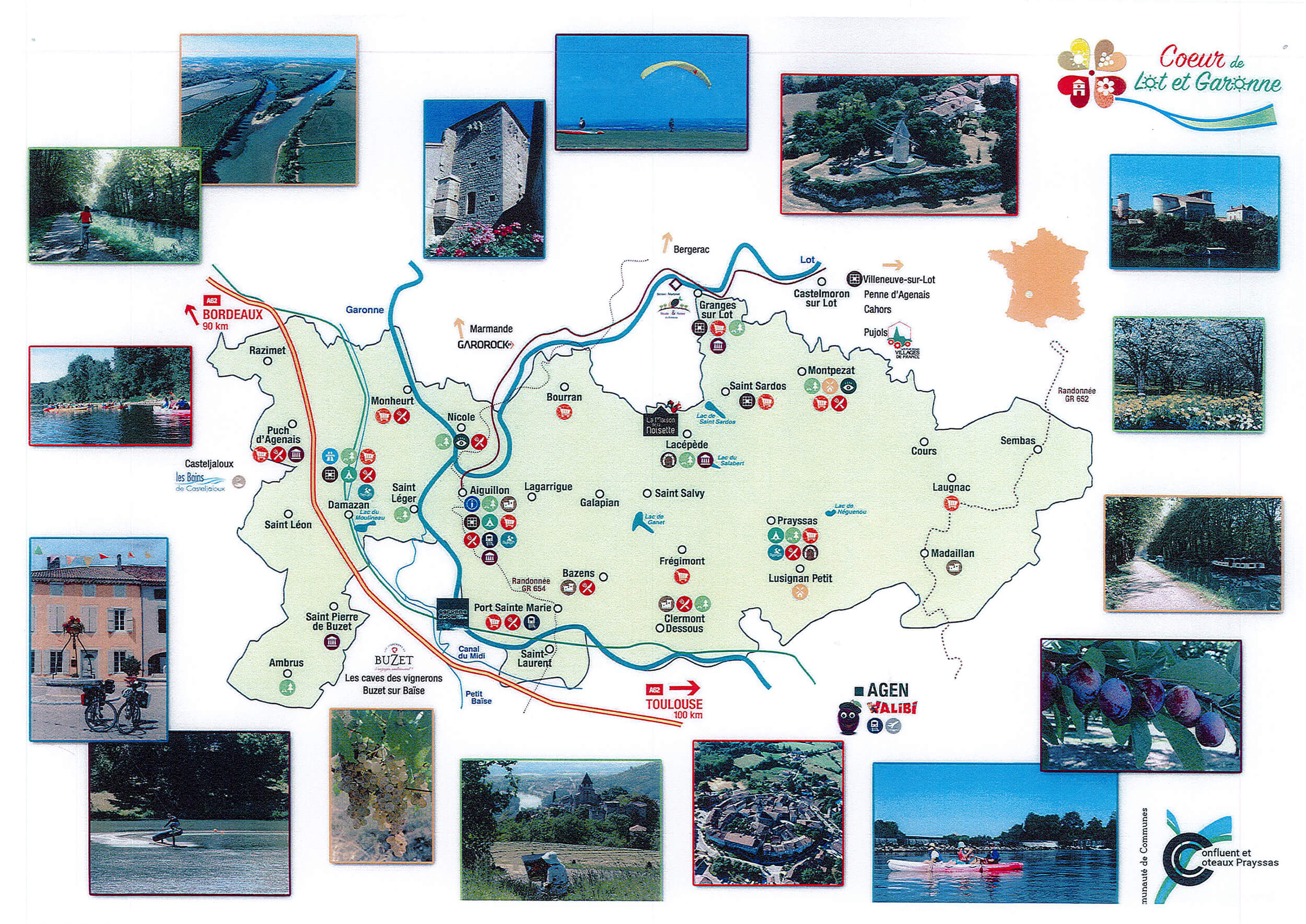carte temporaire de la CC